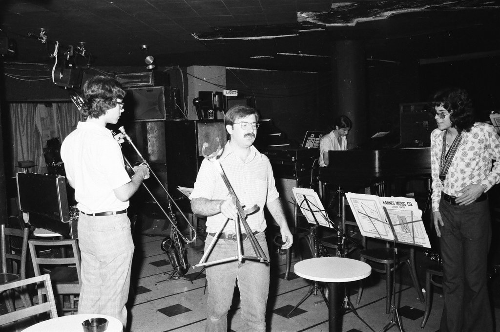 The Big Jazz Band plays at the Northside Auditorium Bar - Jim Mescall for Chicago Sun-Times