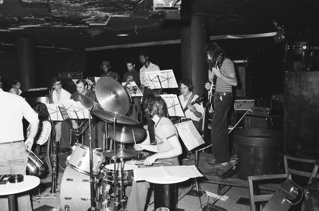 The Big Jazz Band plays at the Northside Auditorium Bar - Jim Mescall for Chicago Sun-Times