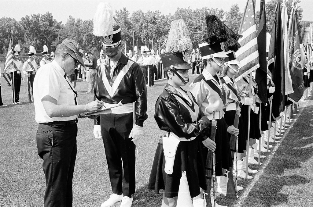 Marching band competition at Lane Tech High School - Jack Dykinga for Chicago Sun-Times