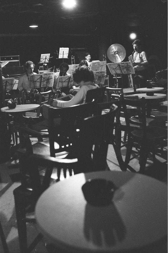 The Big Jazz Band plays at the Northside Auditorium Bar - Jim Mescall for Chicago Sun-Times