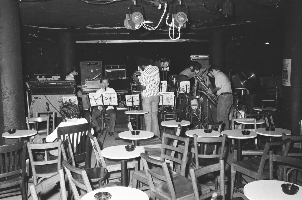 The Big Jazz Band plays at the Northside Auditorium Bar - Jim Mescall for Chicago Sun-Times