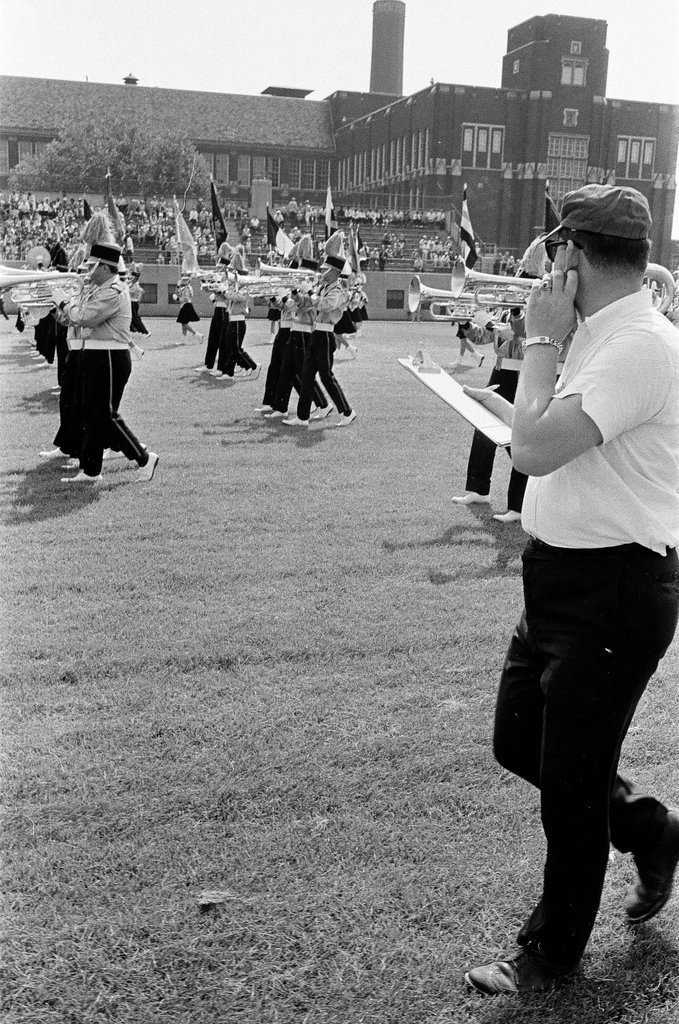 Marching band competition at Lane Tech High School - Jack Dykinga for Chicago Sun-Times