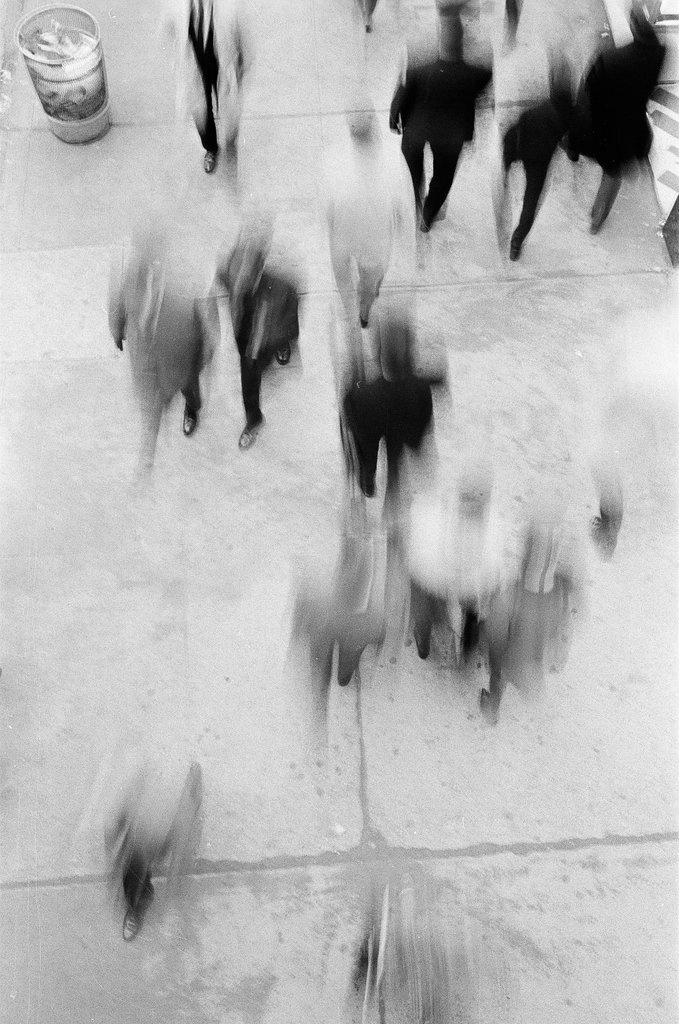 Afternoon rush hour in the Loop - Jack Dykinga for Chicago Sun-Times