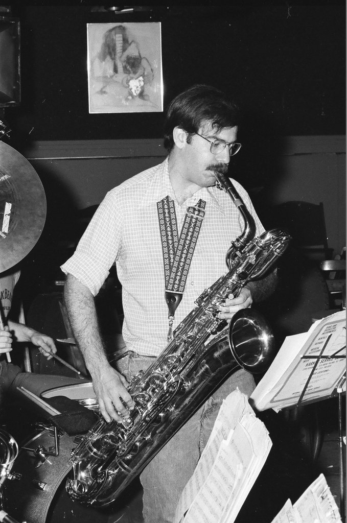 The Big Jazz Band plays at the Northside Auditorium Bar - Jim Mescall for Chicago Sun-Times