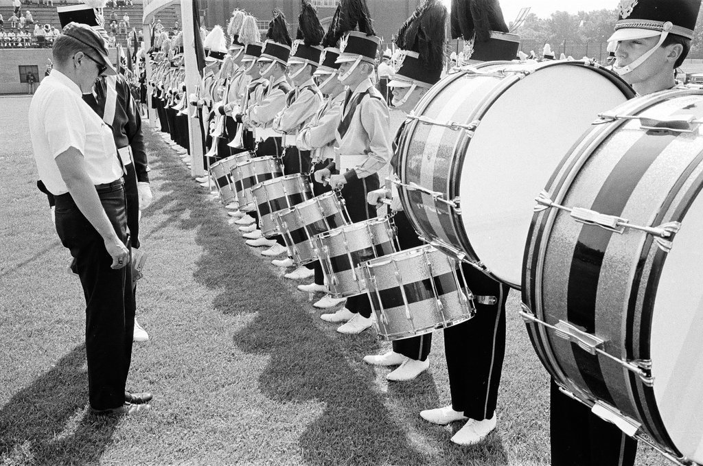Marching band competition at Lane Tech High School - Jack Dykinga for Chicago Sun-Times