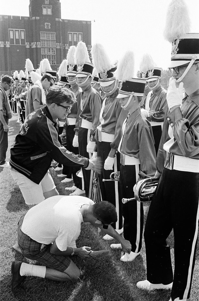 Marching band competition at Lane Tech High School - Jack Dykinga for Chicago Sun-Times