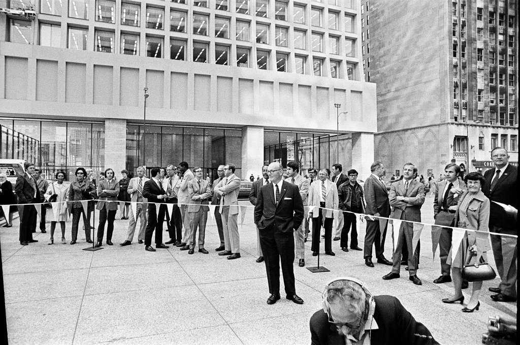 Crusade of Mercy flag-raising - John H. White for Chicago Sun-Times