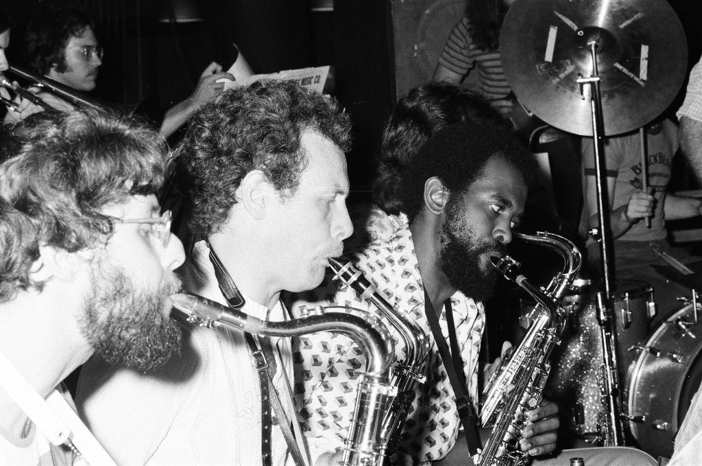 The Big Jazz Band plays at the Northside Auditorium Bar - Jim Mescall for Chicago Sun-Times