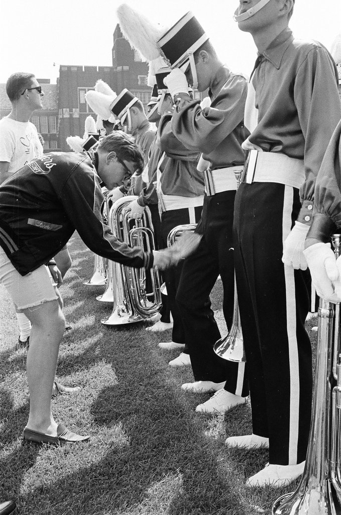 Marching band competition at Lane Tech High School - Jack Dykinga for Chicago Sun-Times