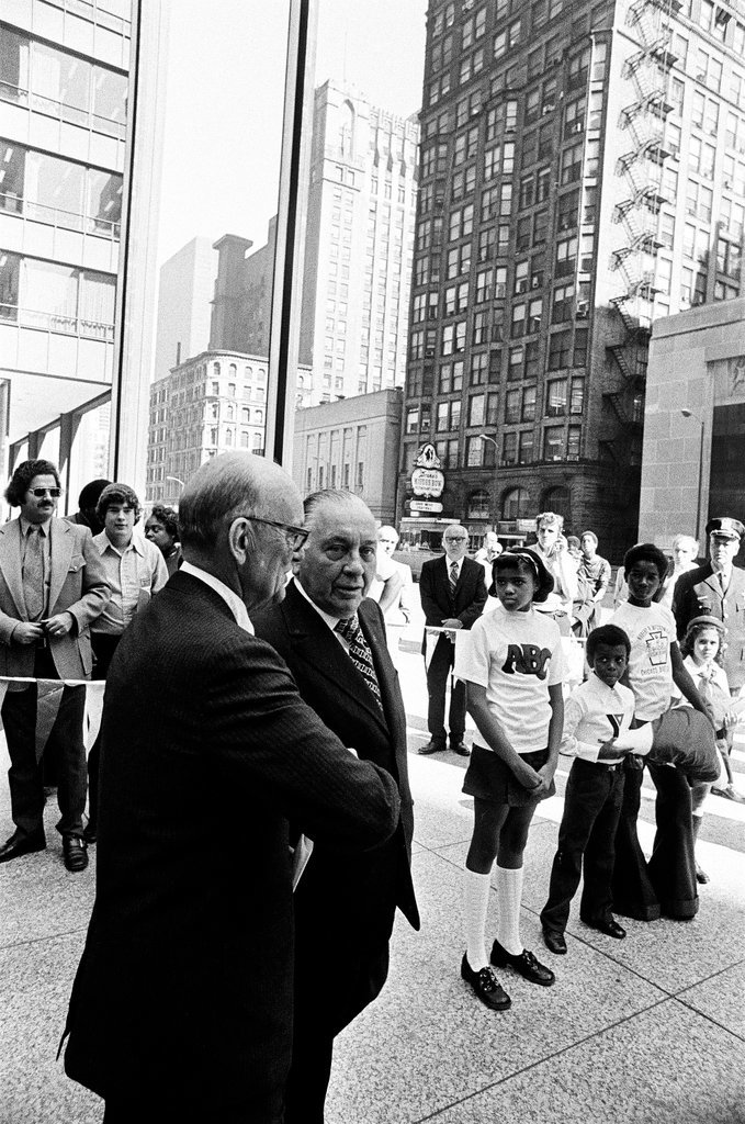 Crusade of Mercy flag-raising - John H. White for Chicago Sun-Times