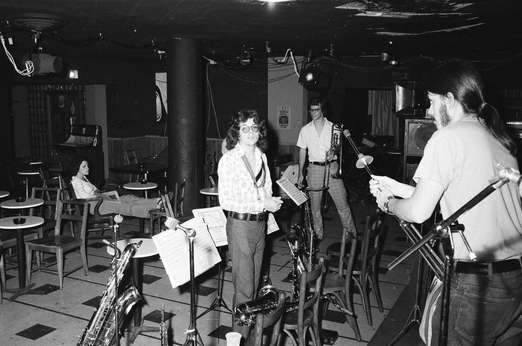 The Big Jazz Band plays at the Northside Auditorium Bar - Jim Mescall for Chicago Sun-Times