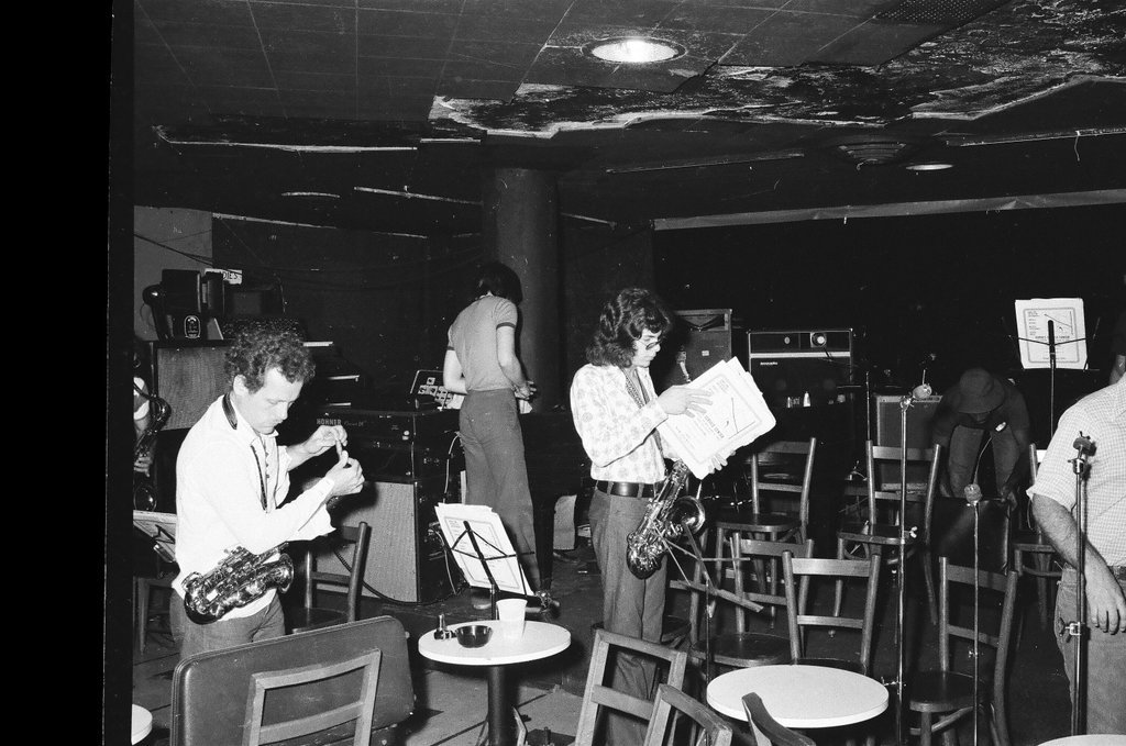The Big Jazz Band plays at the Northside Auditorium Bar - Jim Mescall for Chicago Sun-Times