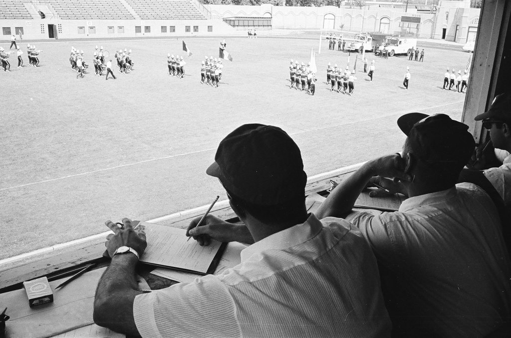 Marching band competition at Lane Tech High School - Jack Dykinga for Chicago Sun-Times