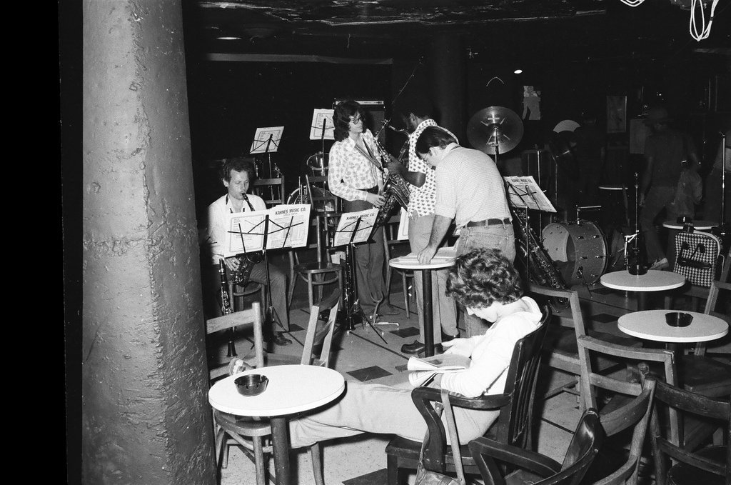 The Big Jazz Band plays at the Northside Auditorium Bar - Jim Mescall for Chicago Sun-Times