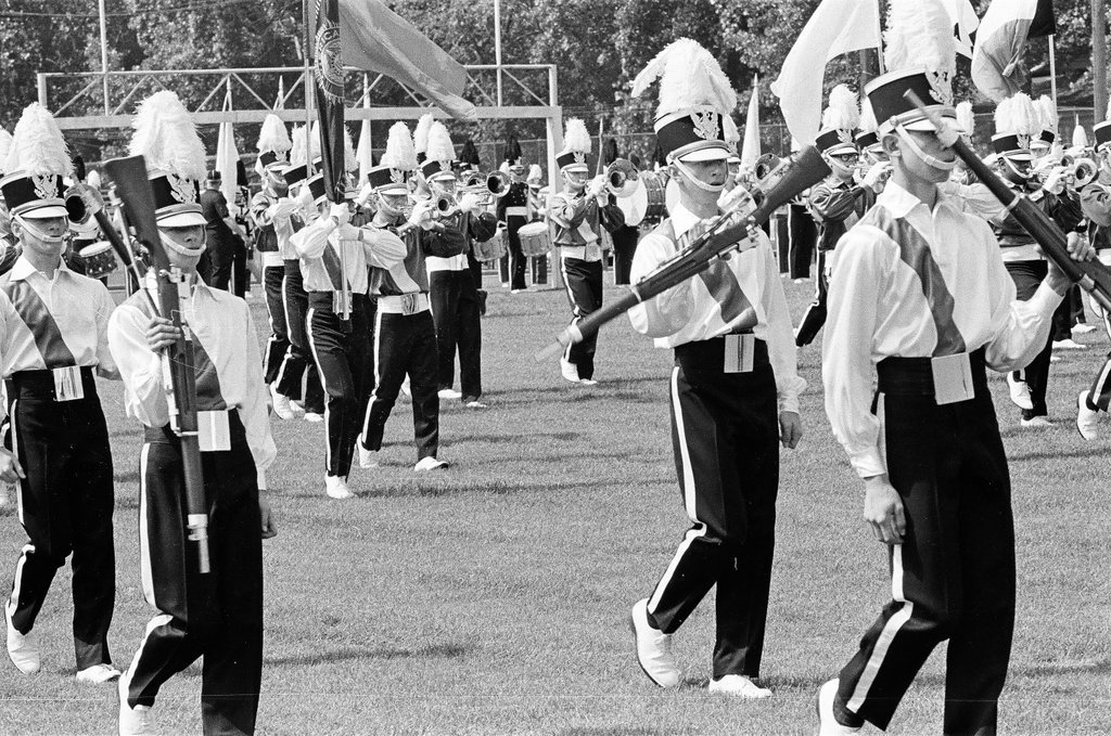 Marching band competition at Lane Tech High School - Jack Dykinga for Chicago Sun-Times