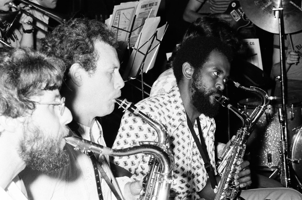 The Big Jazz Band plays at the Northside Auditorium Bar - Jim Mescall for Chicago Sun-Times
