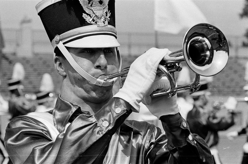 Marching band competition at Lane Tech High School - Jack Dykinga for Chicago Sun-Times