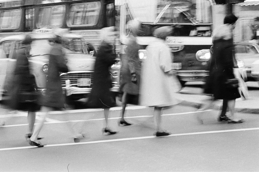 Afternoon rush hour in the Loop - Jack Dykinga for Chicago Sun-Times