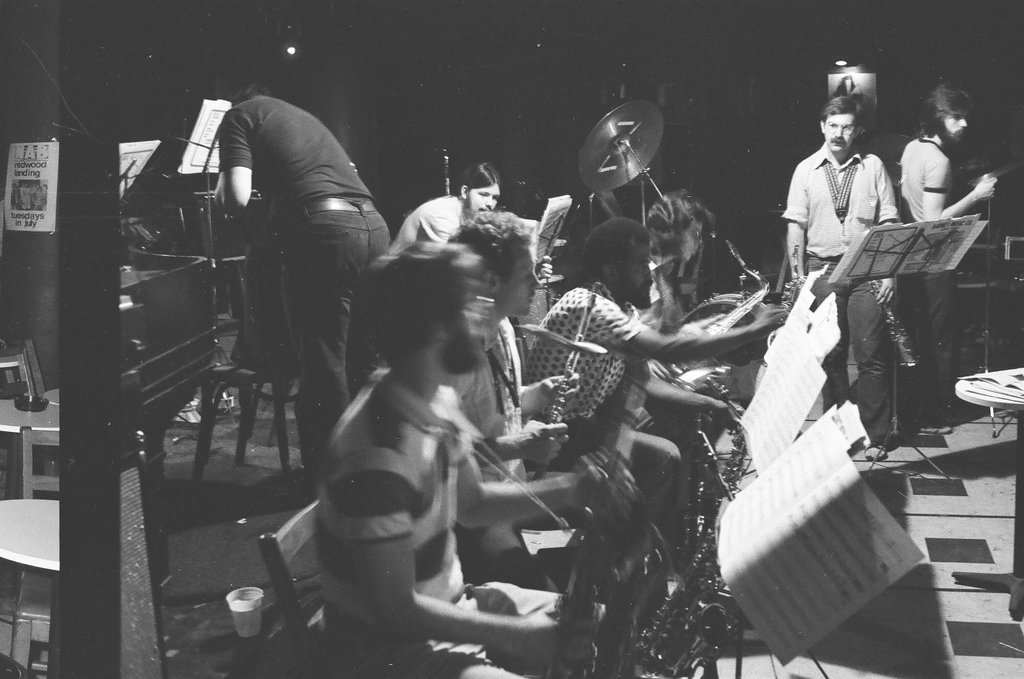 The Big Jazz Band plays at the Northside Auditorium Bar - Jim Mescall for Chicago Sun-Times