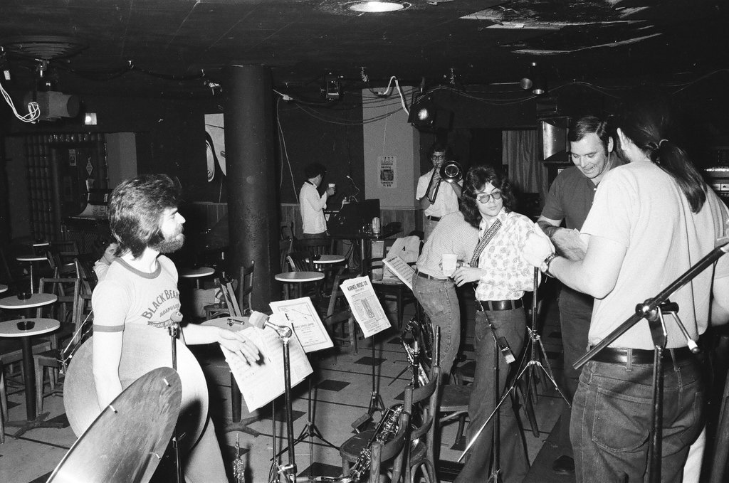 The Big Jazz Band plays at the Northside Auditorium Bar - Jim Mescall for Chicago Sun-Times