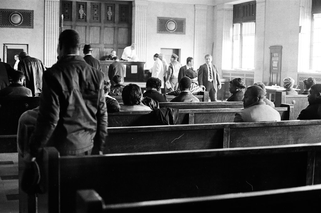 Narcotics courtroom at Criminal Courts building - Bob Langer for Chicago Sun-Times