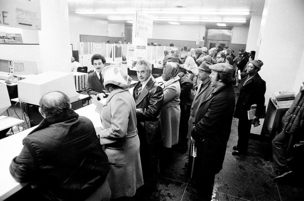 Crowd at Traffic Court - Jim Frost for Chicago Sun-Times
