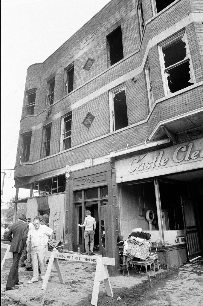 Aftermath of 3rd alarm fire in McKinley Park - Gene Pesek for Chicago Sun-Times