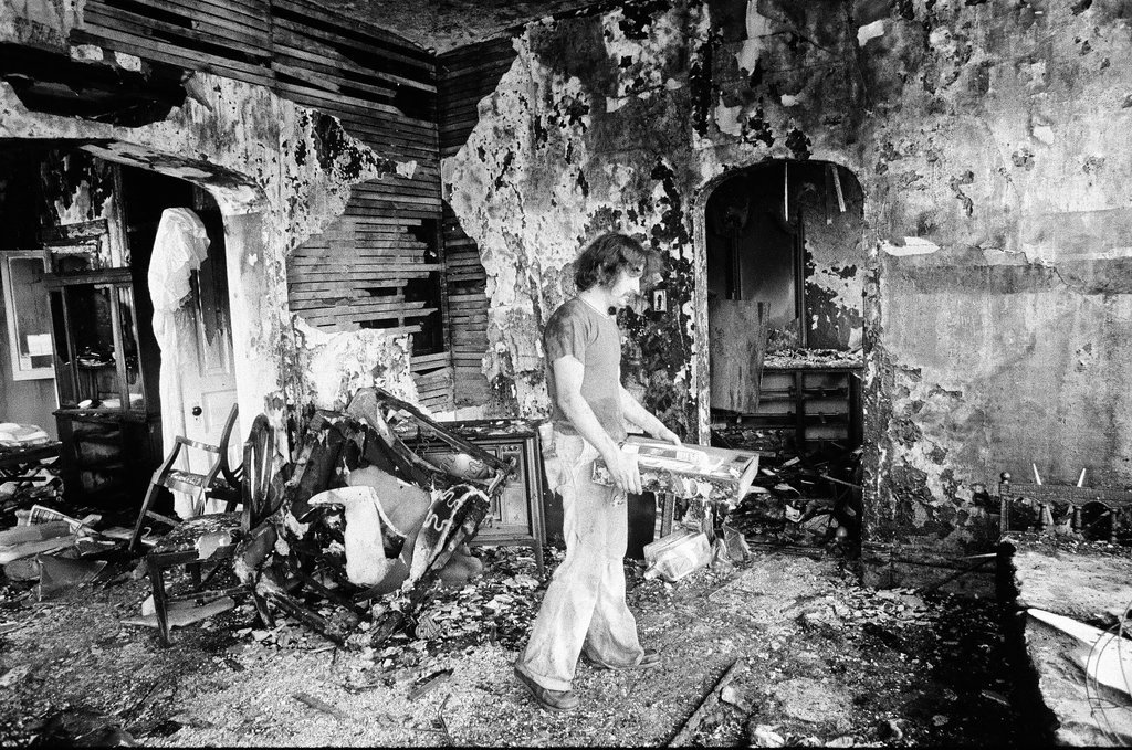 Aftermath of 3rd alarm fire in McKinley Park - Gene Pesek for Chicago Sun-Times