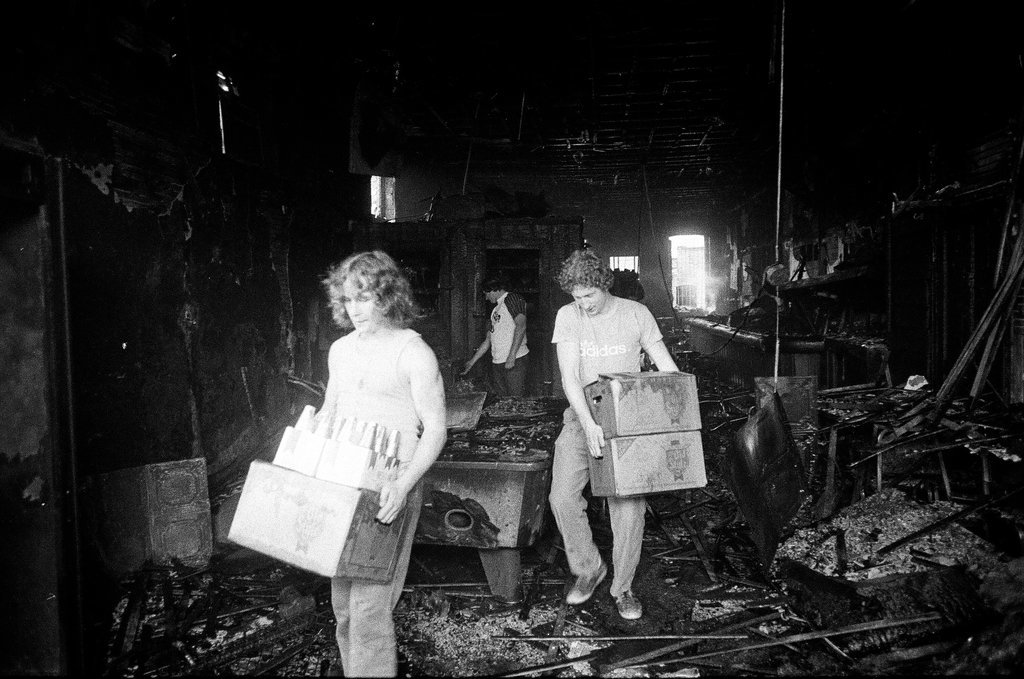 Aftermath of 3rd alarm fire in McKinley Park - Gene Pesek for Chicago Sun-Times
