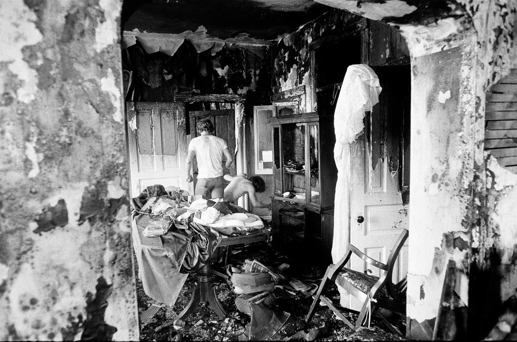 Aftermath of 3rd alarm fire in McKinley Park - Gene Pesek for Chicago Sun-Times