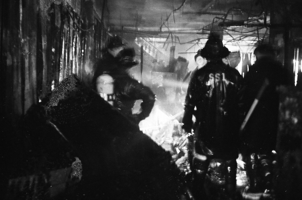 Fire in the Loop - Duane Hall for Chicago Sun-Times