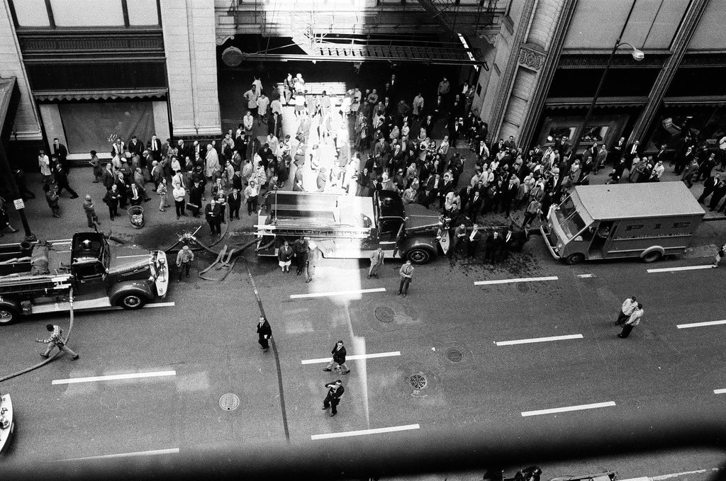 Fire in the Loop - Duane Hall for Chicago Sun-Times