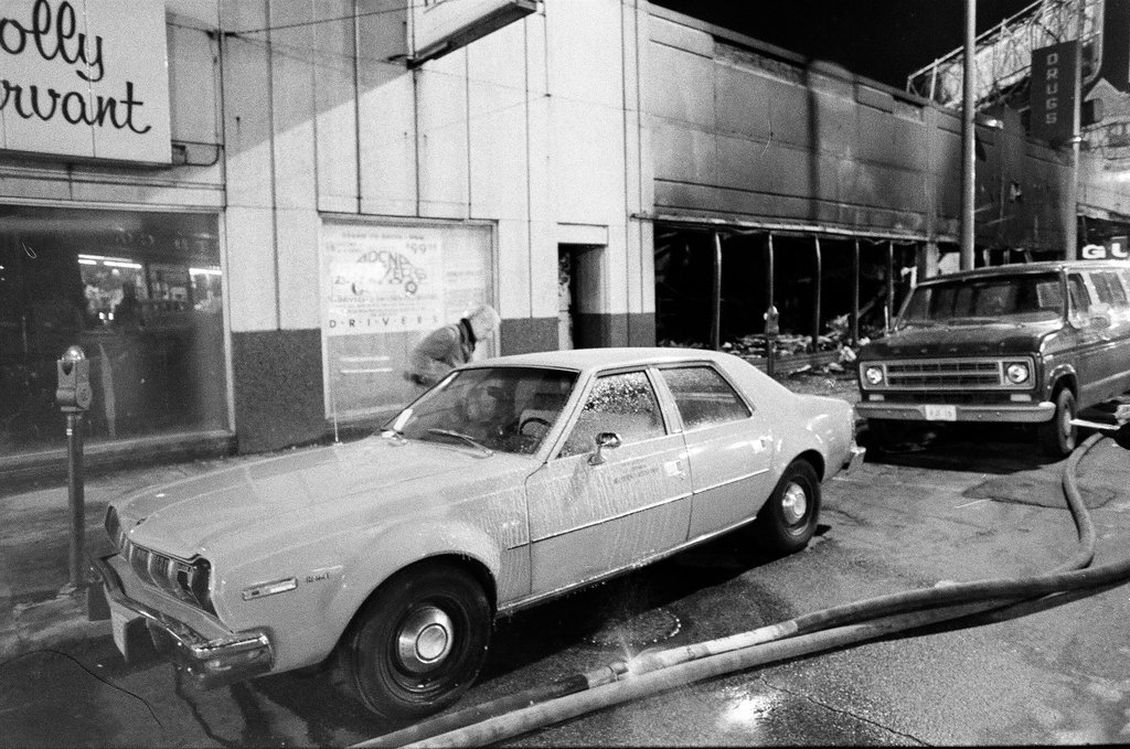 Firefighters assess fire damage in South Shore - Duane Hall for Chicago Sun-Times