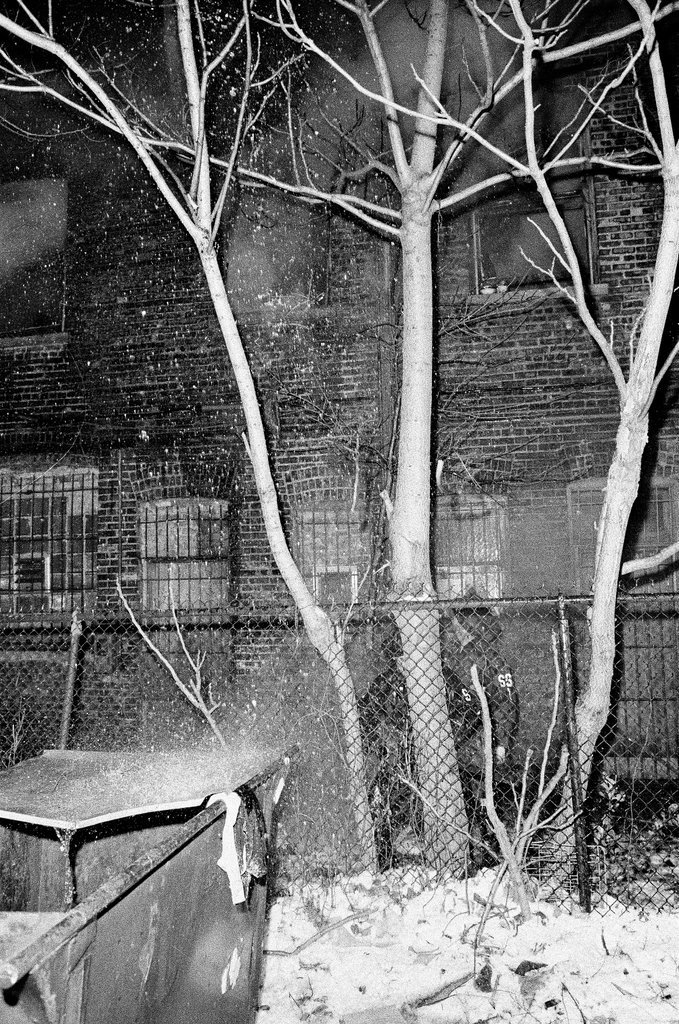 Firefighters putting out fire in Douglas - Randy B. Leffingwell for Chicago Sun-Times