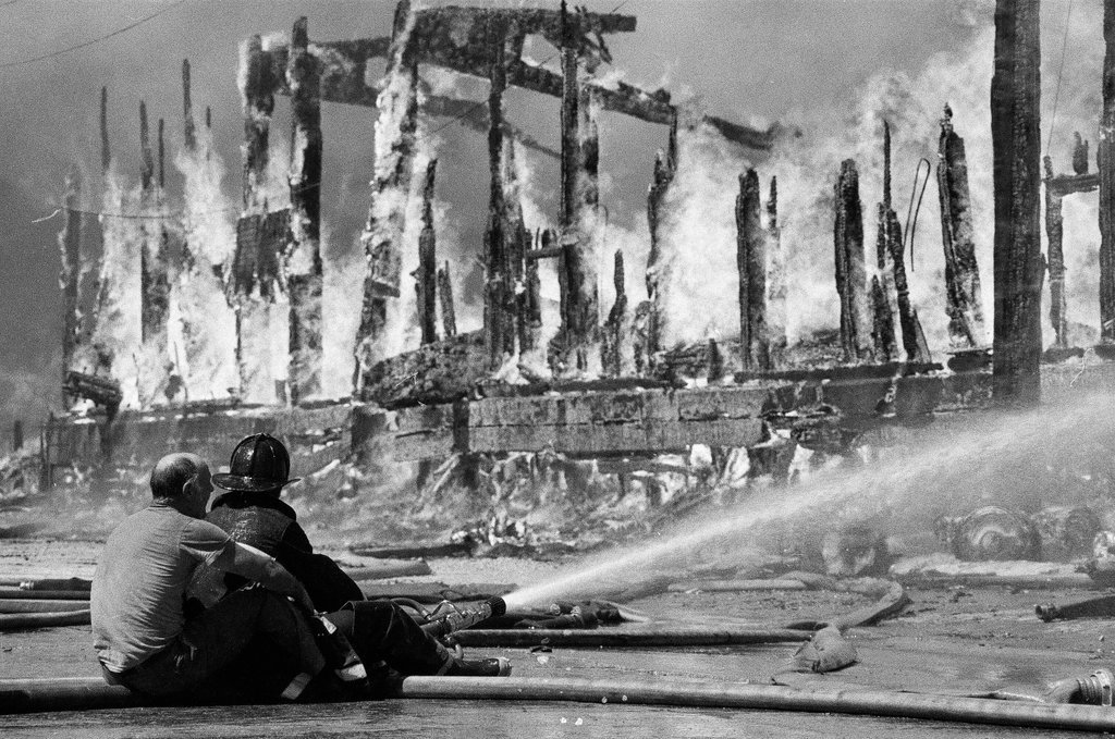 Fire at Berwyn Lumber Company - James (Jim) Klepitsch for Chicago Sun-Times