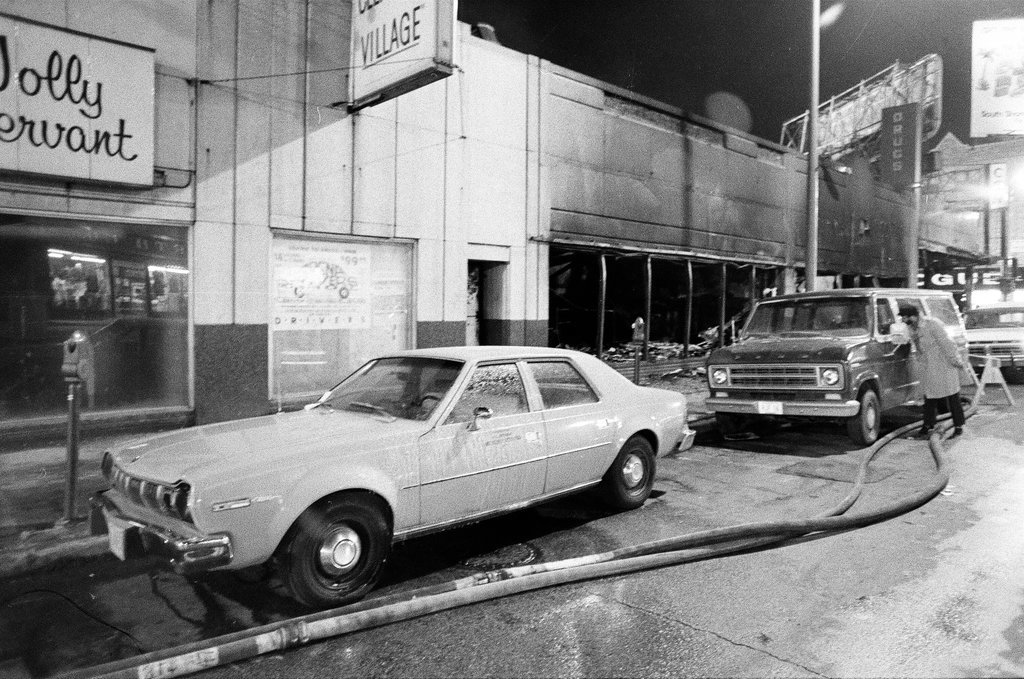 Firefighters assess fire damage in South Shore - Duane Hall for Chicago Sun-Times