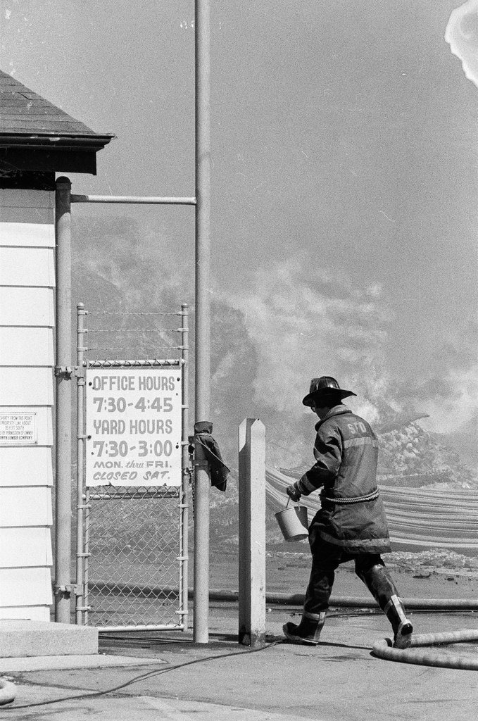Fire at Berwyn Lumber Company - James (Jim) Klepitsch for Chicago Sun-Times