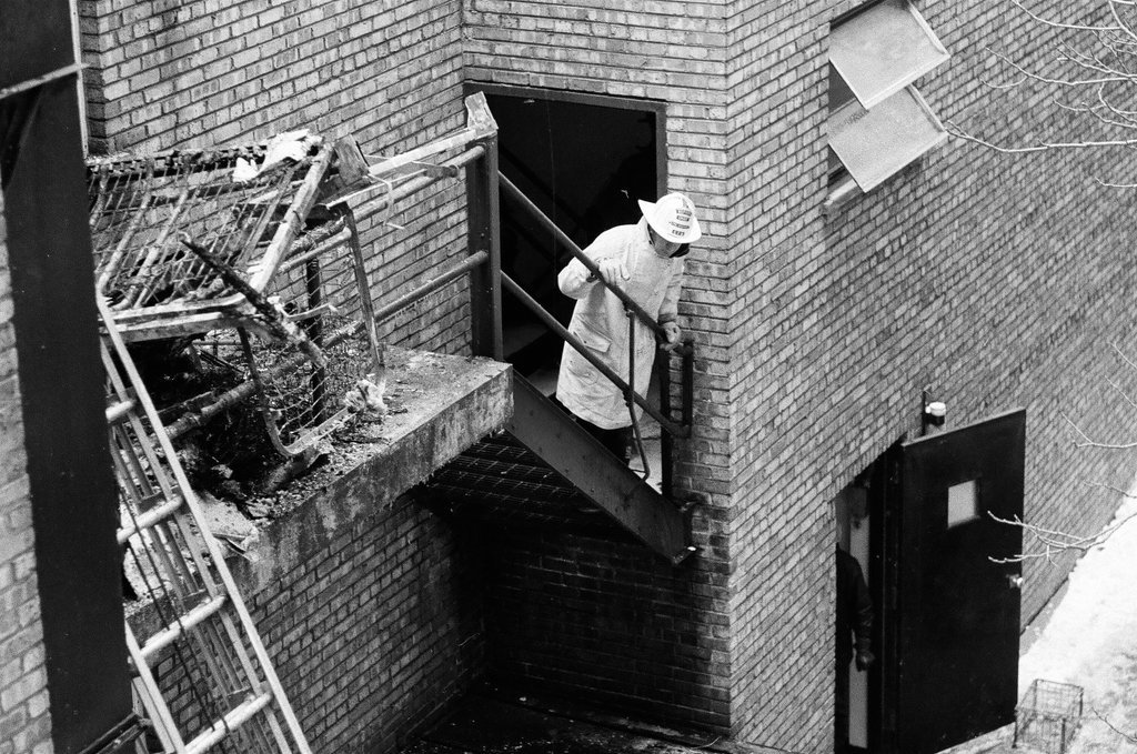 Apartment fire damage and Wincrest Nursing Home fire - Gene Pesek for Chicago Sun-Times