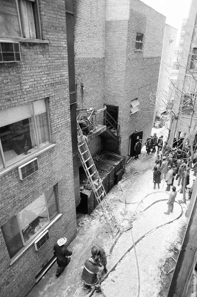 Apartment fire damage and Wincrest Nursing Home fire - Gene Pesek for Chicago Sun-Times