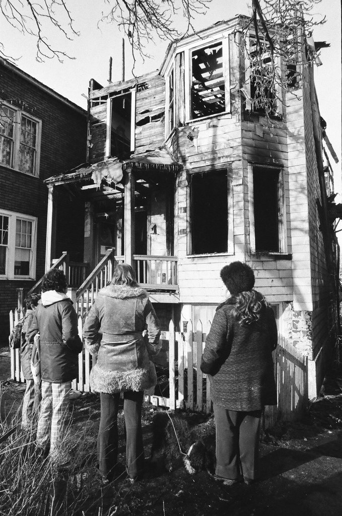 Aftermath of 2nd alarm fire on East 87th Street - Jerry Tomaselli for Chicago Sun-Times