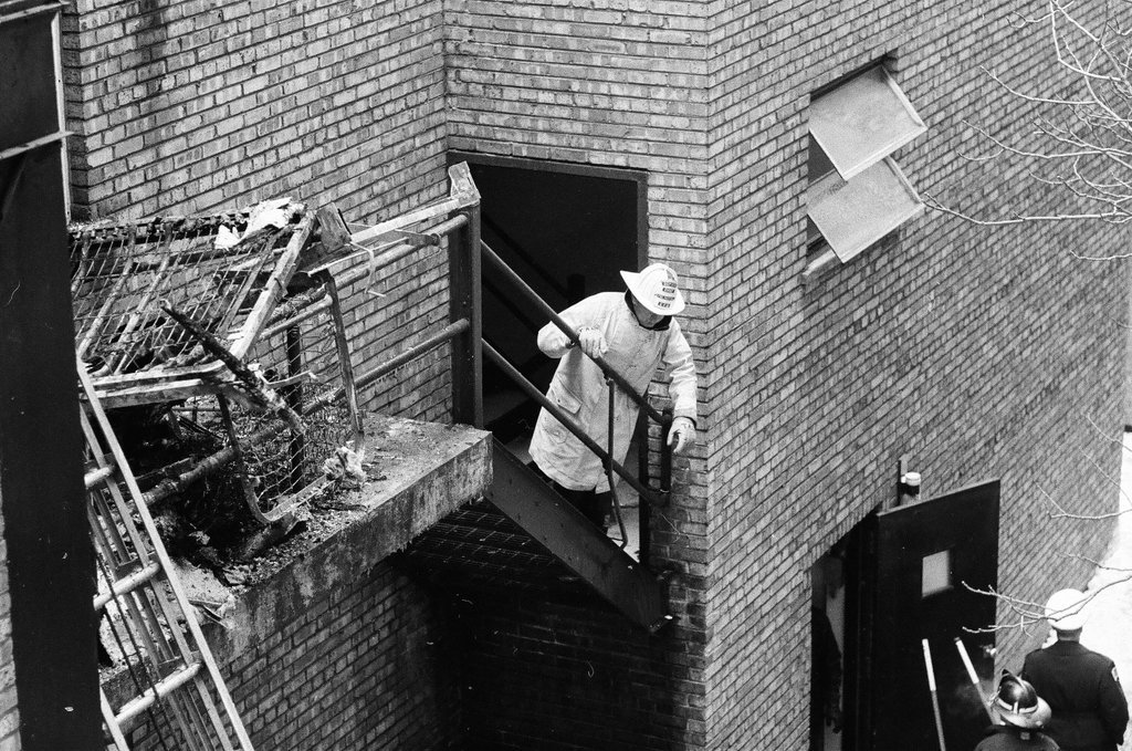 Apartment fire damage and Wincrest Nursing Home fire - Gene Pesek for Chicago Sun-Times