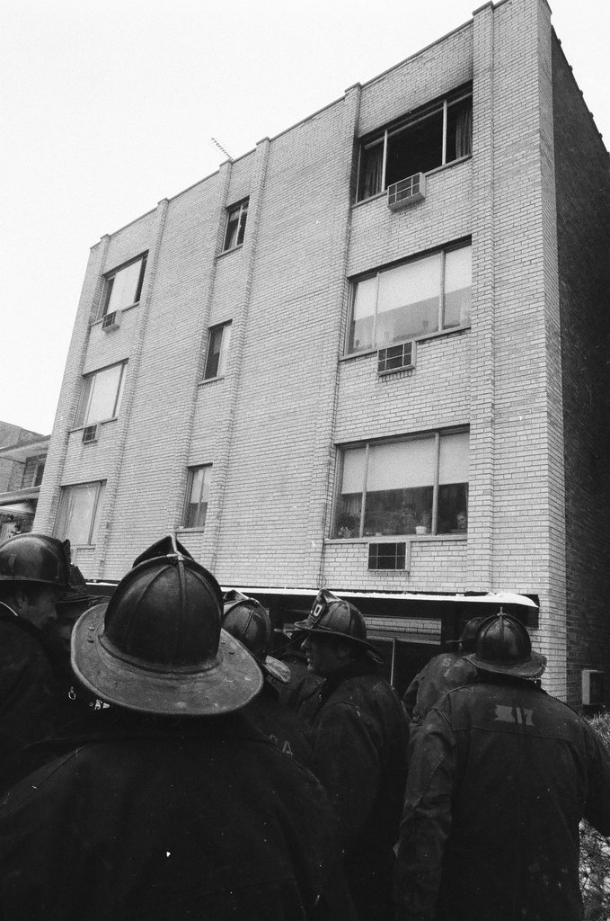 Apartment fire damage and Wincrest Nursing Home fire - Gene Pesek for Chicago Sun-Times