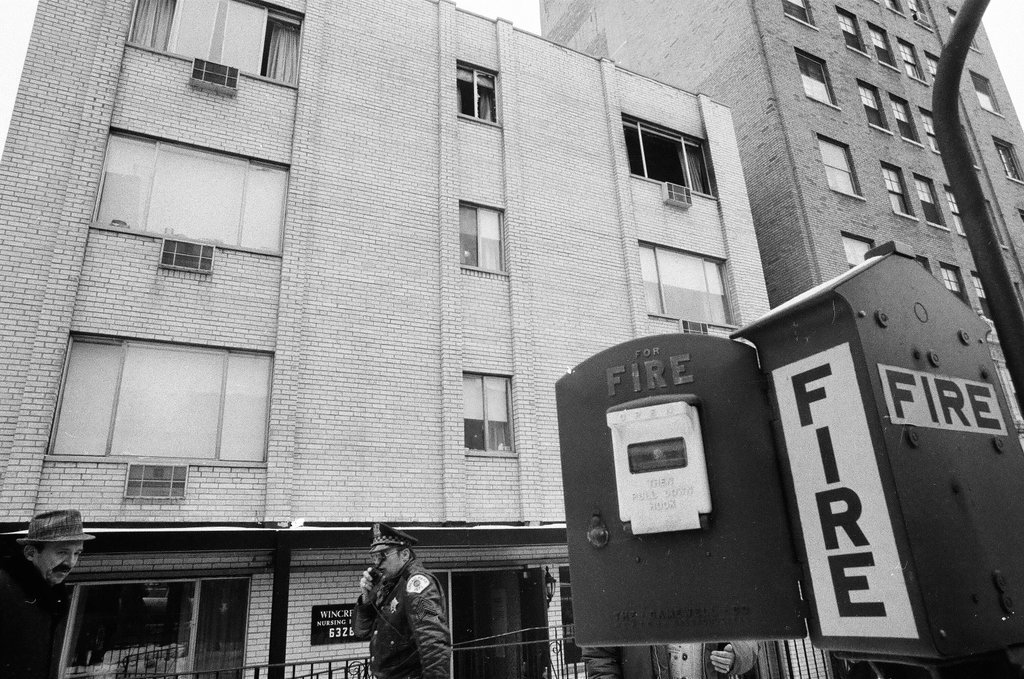 Apartment fire damage and Wincrest Nursing Home fire - Gene Pesek for Chicago Sun-Times