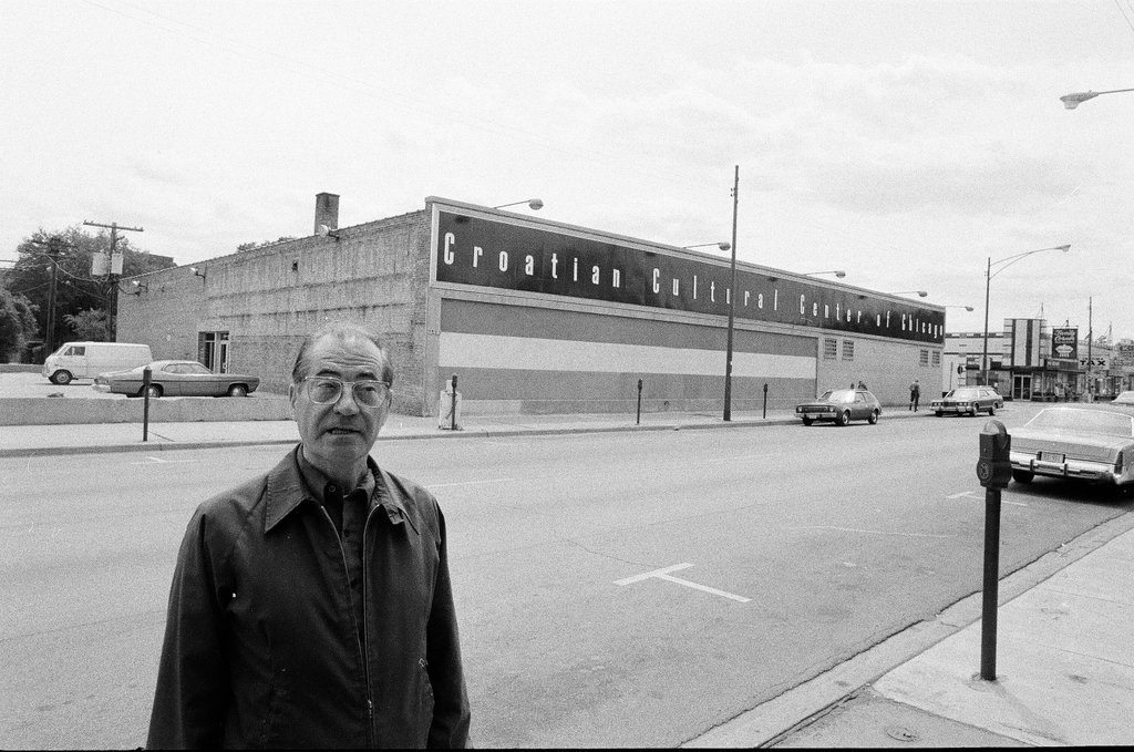 Rev. Francis E. Eterovich at the Croatian Cultural Center - Edmund Jarecki for Chicago Sun-Times