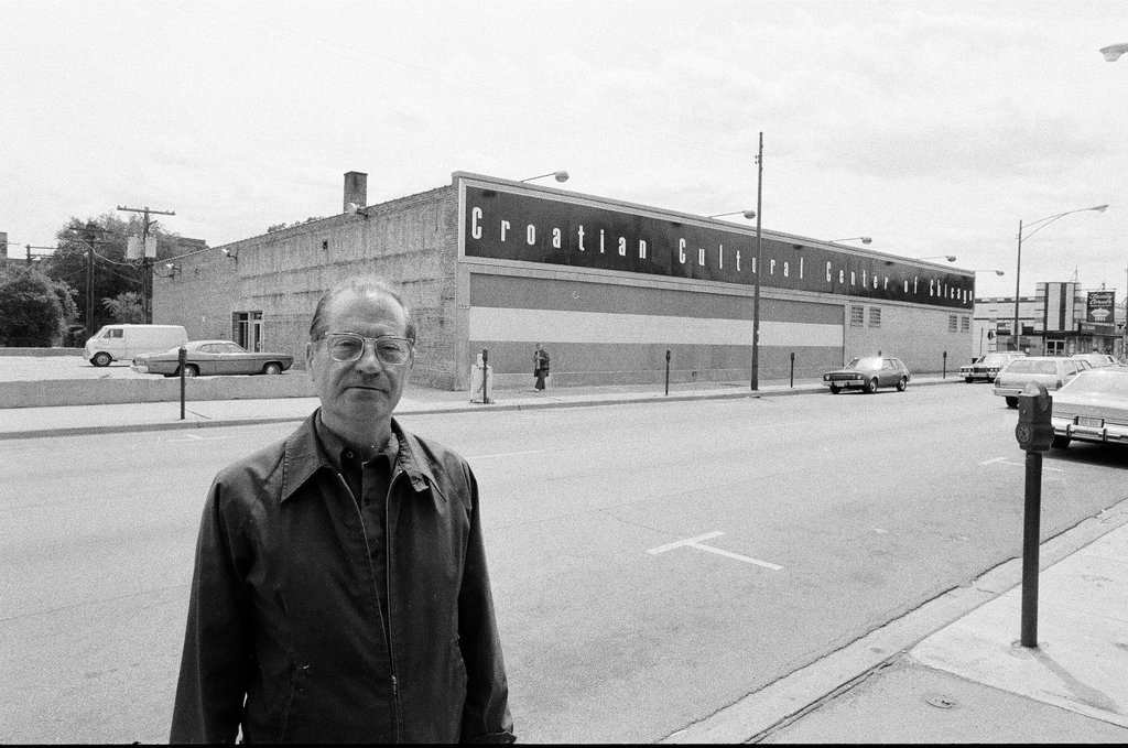 Rev. Francis E. Eterovich at the Croatian Cultural Center - Edmund Jarecki for Chicago Sun-Times
