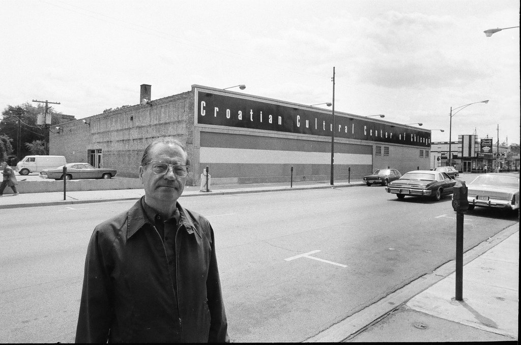 Rev. Francis E. Eterovich at the Croatian Cultural Center - Edmund Jarecki for Chicago Sun-Times