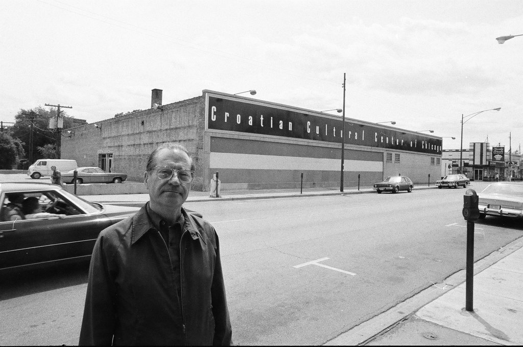 Rev. Francis E. Eterovich at the Croatian Cultural Center - Edmund Jarecki for Chicago Sun-Times