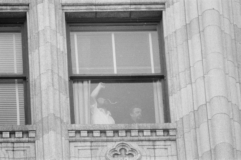 Hostages released at West German Consulate - Chuck (Charles) Kirman for Chicago Sun-Times