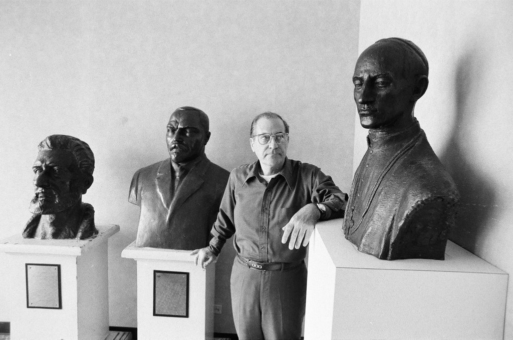 Rev. Francis E. Eterovich at the Croatian Cultural Center - Edmund Jarecki for Chicago Sun-Times