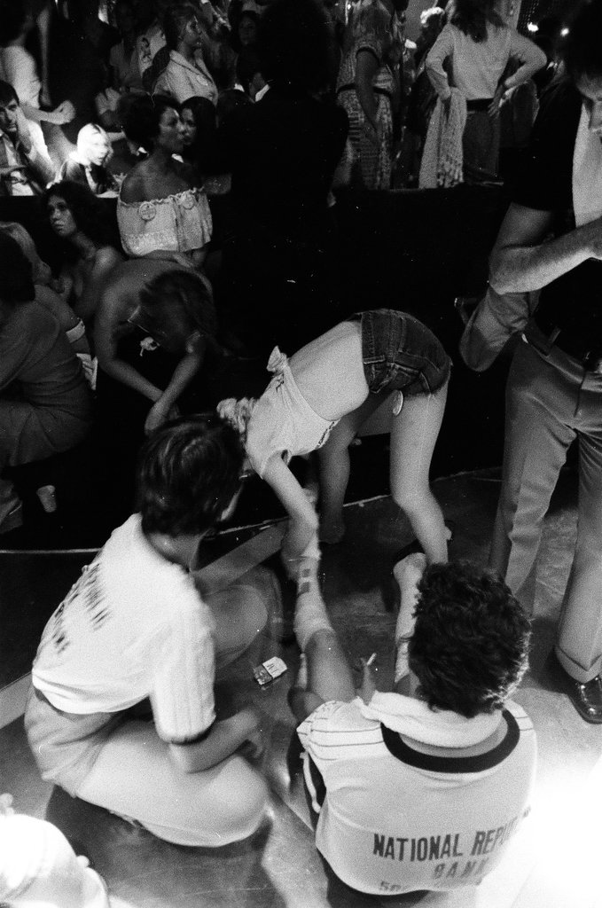 Dance marathon at Faces - Duane Hall for Chicago Sun-Times